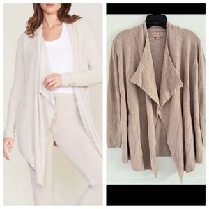 Barefoot Dreams CozyChic Lite Open Cardigan Sweater Size S/M 41125